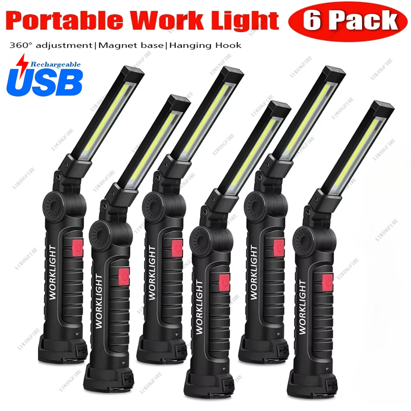 Renewable Energy Sources - Portable COB LED Work Light USB