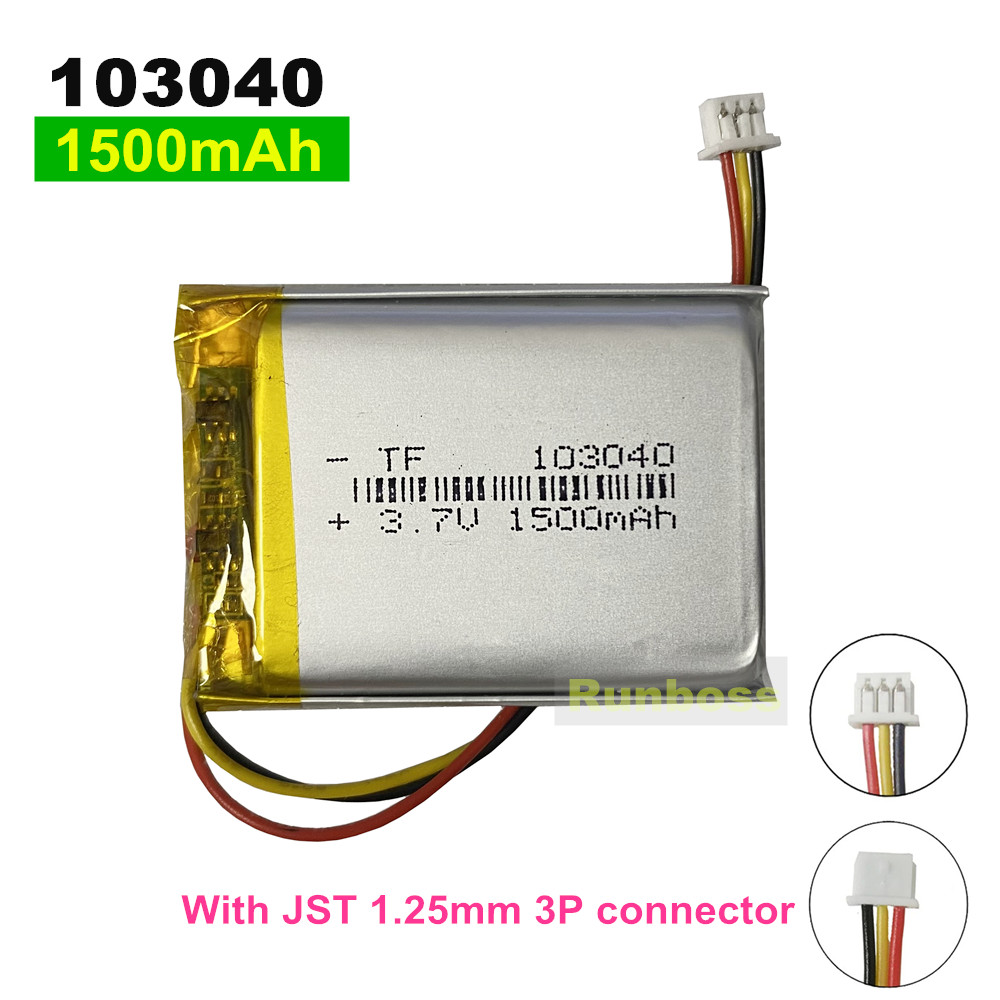 Renewable Energy Sources - 1-10PCS 103040 3.7V 1500mAh Polymer Lithium