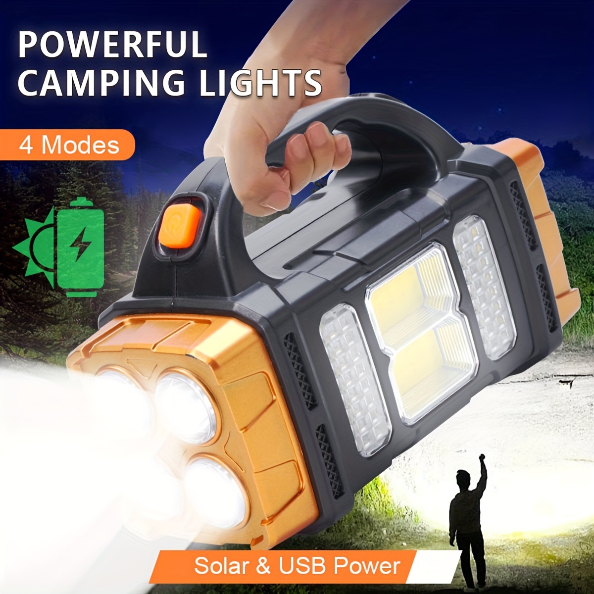 Renewable Energy Sources - New Upgrade Rechargeable High Power Solar