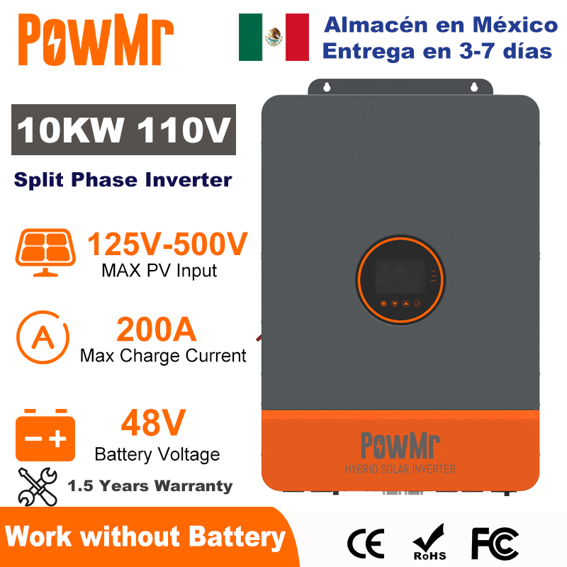 Solar Pump Controller - PowMr 10KW Split Phase Inverter 48V