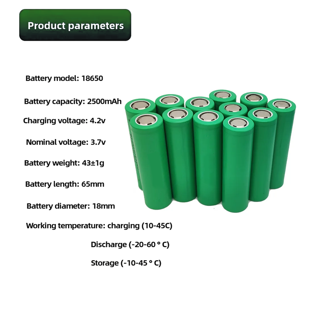 18650 25R 3.7V 2500mAh NEW Hig - đánh giá và giá Renewable Energy Technology