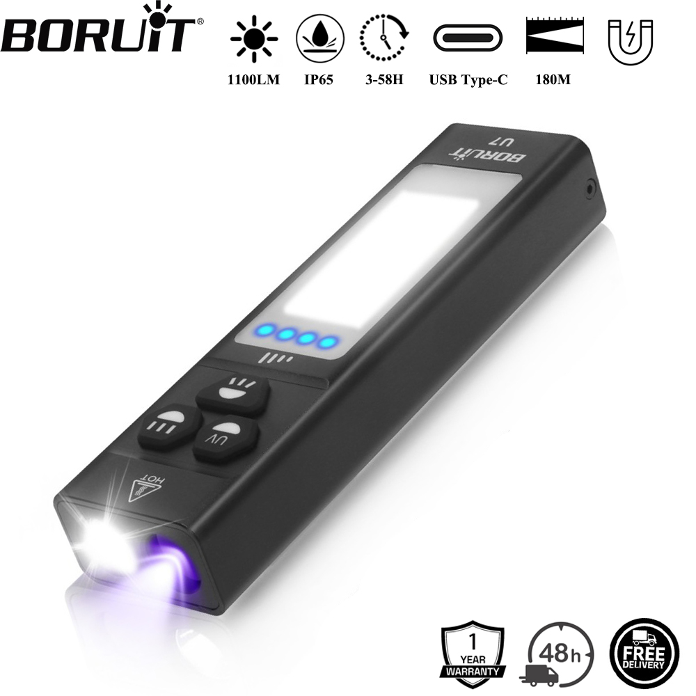 BORUiT U7 UV LED EDC Flashligh - đánh giá và giá Renewable Energy Sources