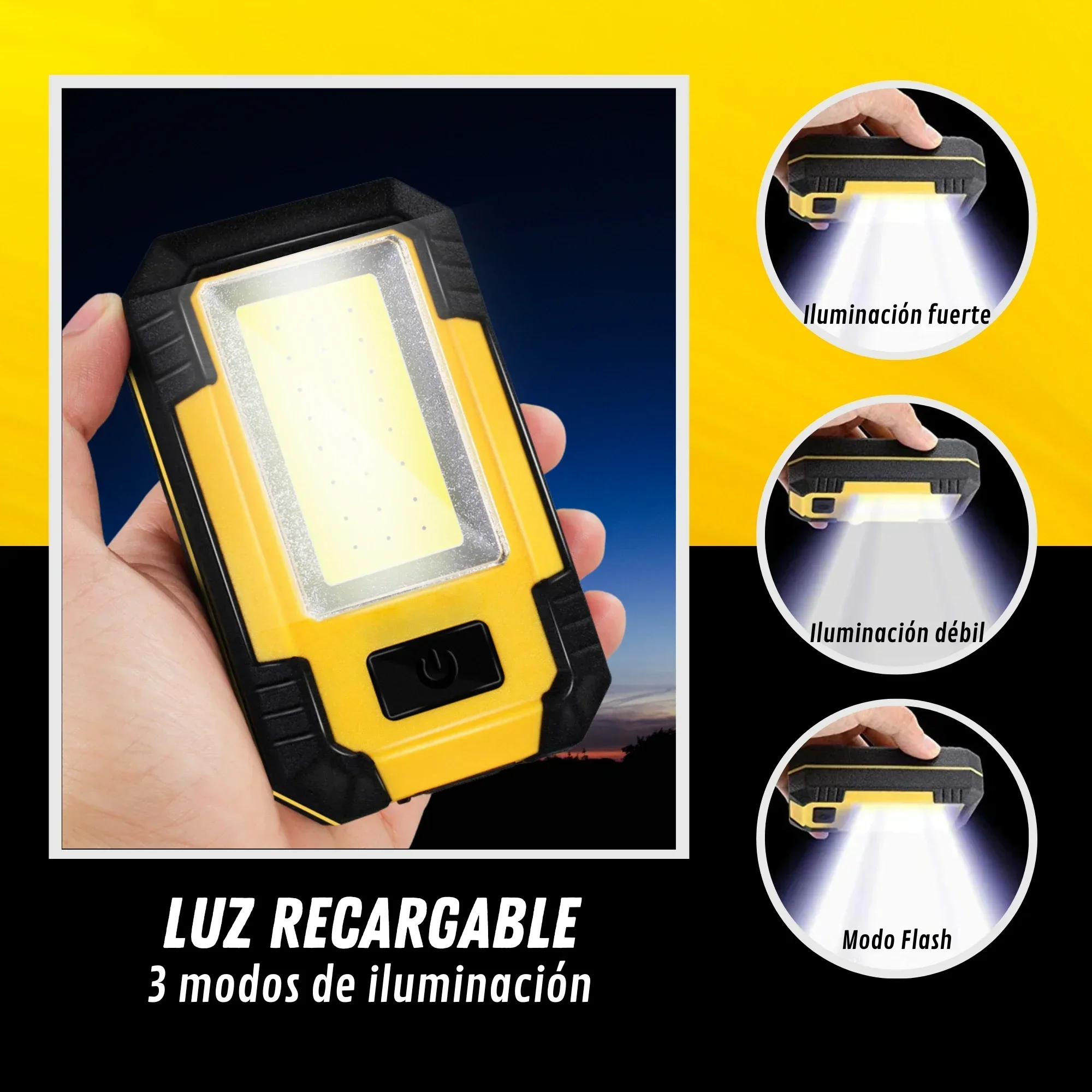 4000MaH Rechargeable Work Ligh - đánh giá và giá Renewable Energy Sources