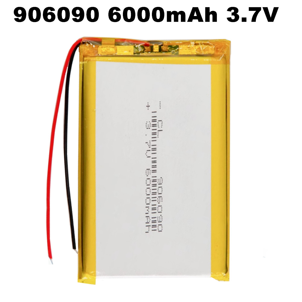 906090 3.7V 6000mAh Lithium Po - đánh giá và giá Renewable Energy Sources