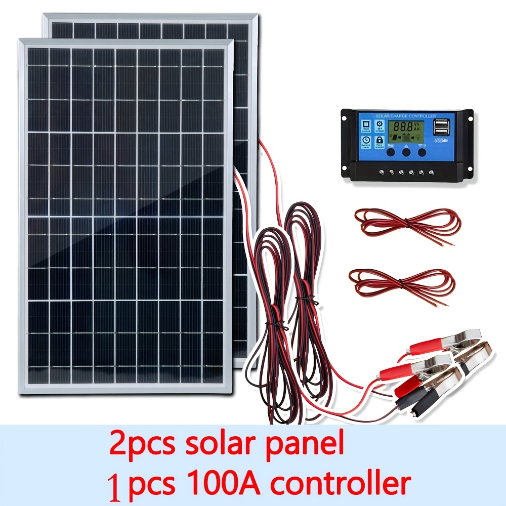 12V Solar Panel Kit 1pc/2pcs W - đánh giá và giá Solar Pump Controller