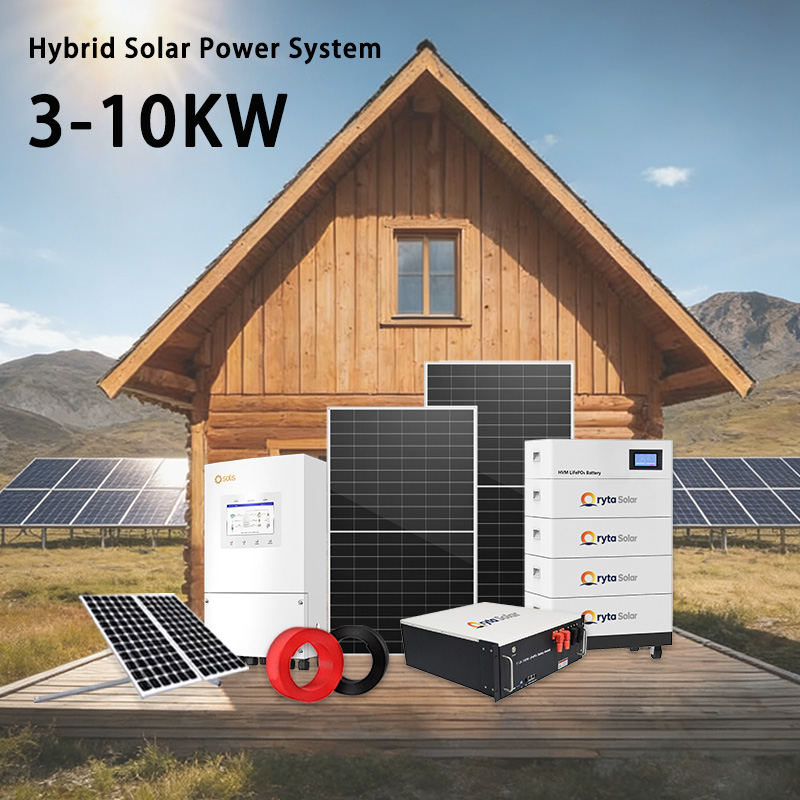 3KW-10KW Complete Off-Grid Hyb - đánh giá và giá Solar Panel System 10Kw