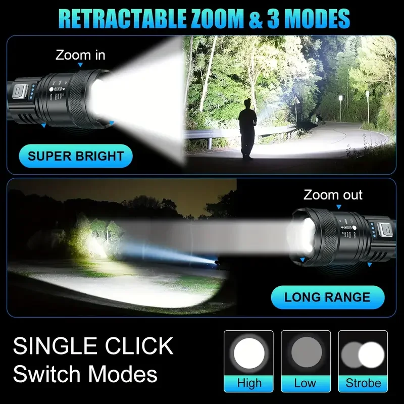 Tactical LED Flashlight 2000LM - đánh giá và giá Renewable Energy Sources